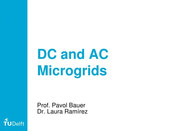 DC and AC Microgrids
