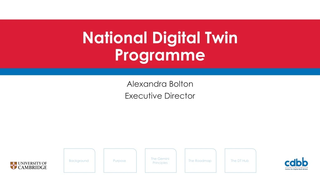 national digital twin programme