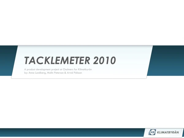 Tacklemeter 2010