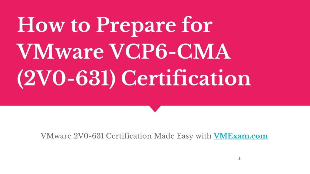 how to prepare for vmware vcp6