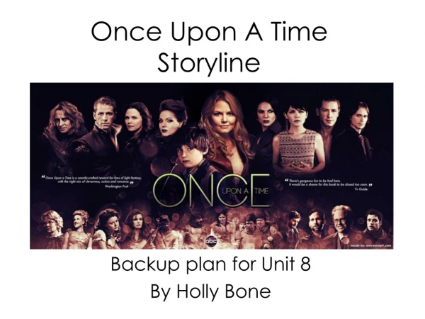 Once Upon A Time Storyline