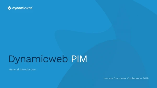Dynamicweb PIM