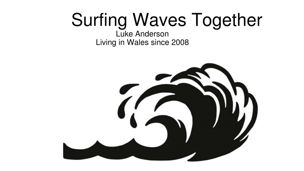 surfing waves together