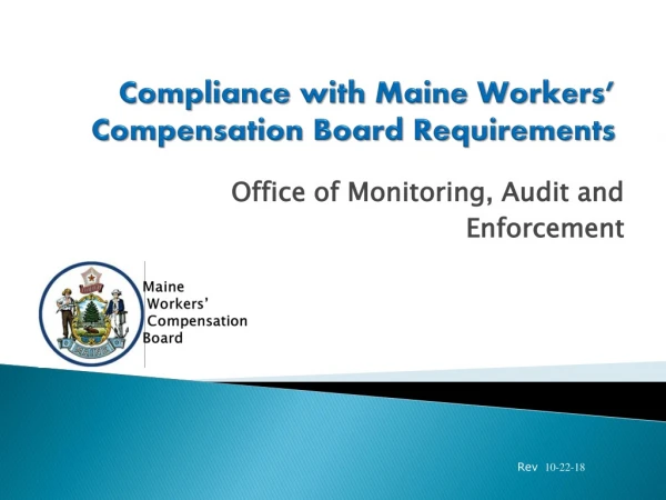 Compliance with Maine Workers’ Compensation Board Requirements