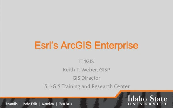 Esri’s ArcGIS Enterprise