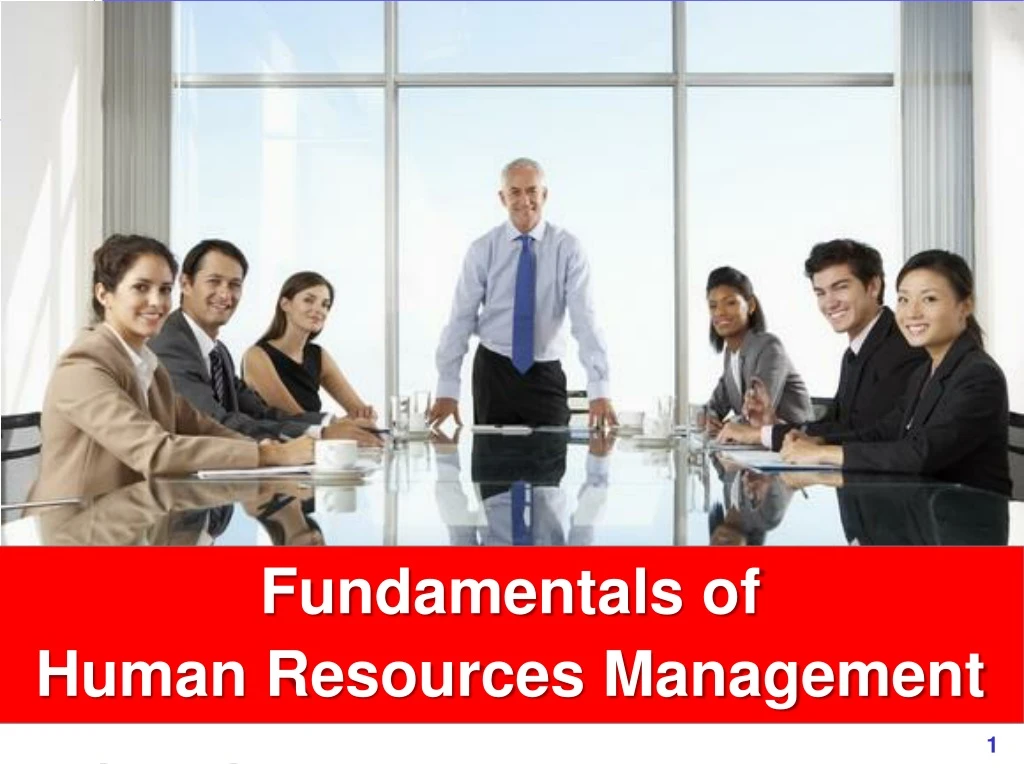 fundamentals of human resources management