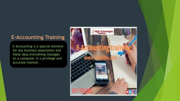 e accounting training