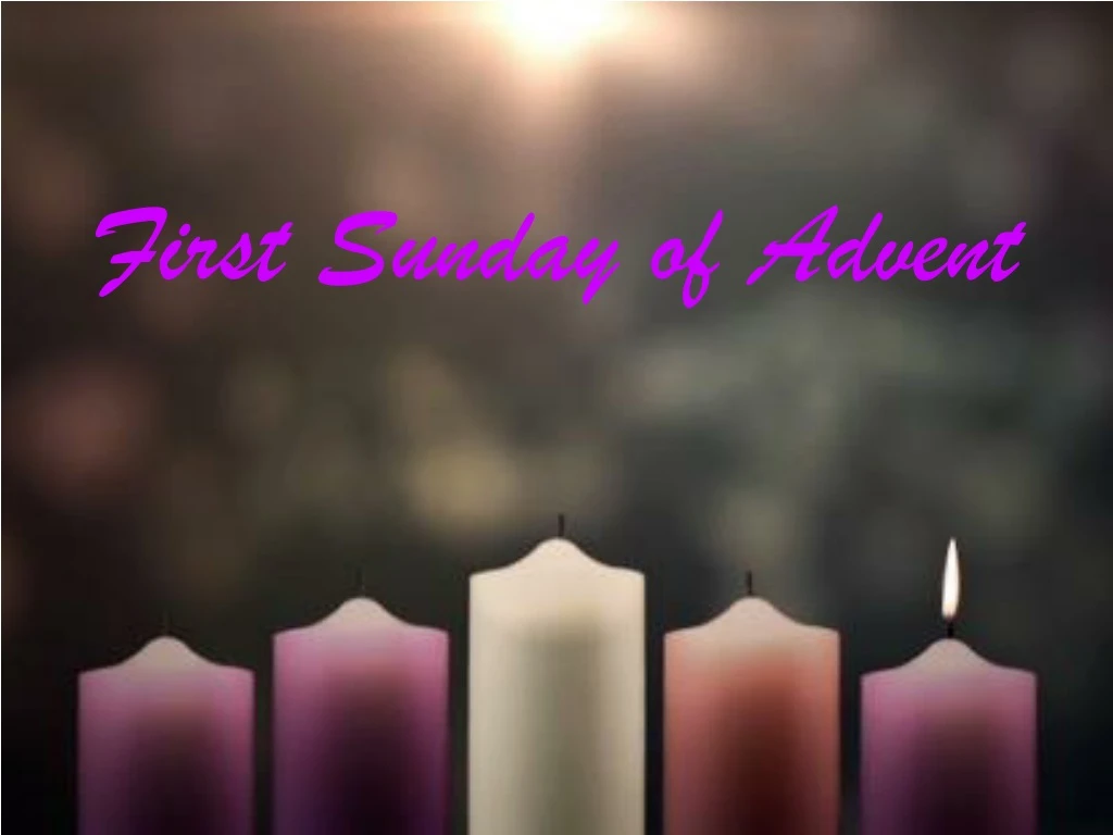 first sunday of advent