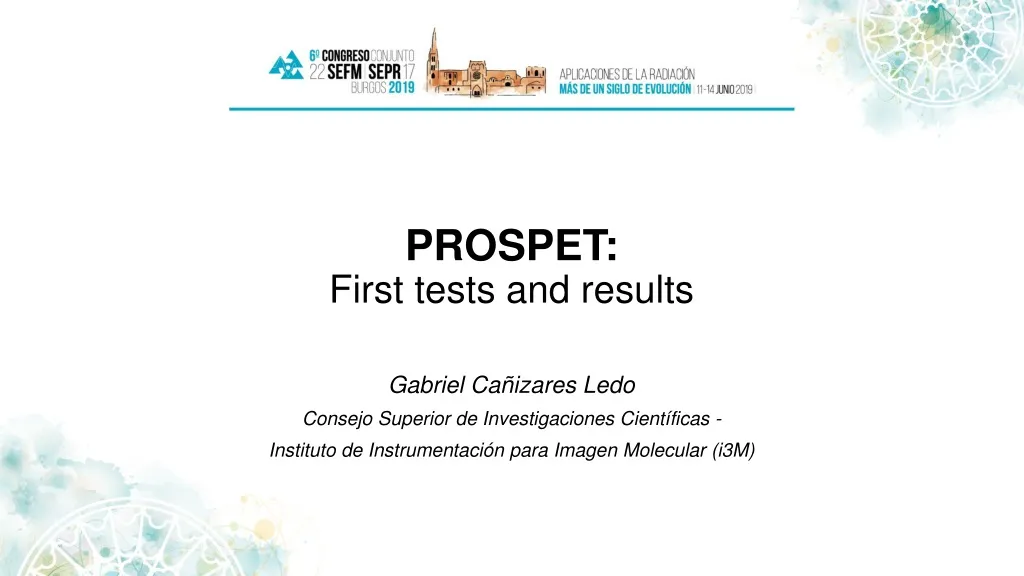 prospet first tests and results