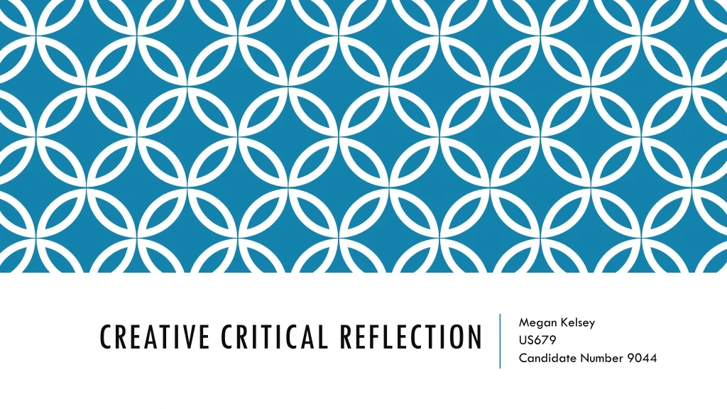 creative critical reflection