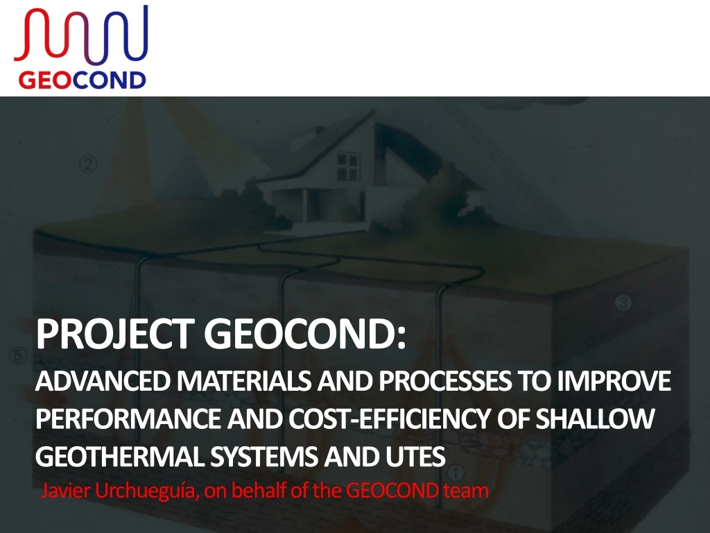 project geocond advanced materials and processes