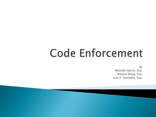 Code Enforcement