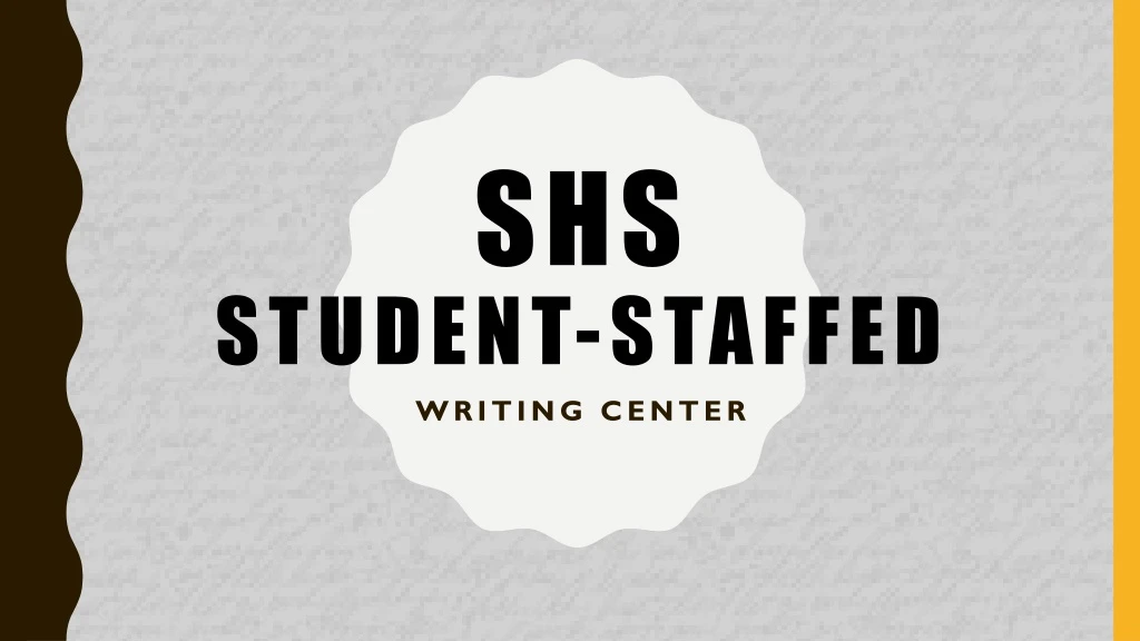 shs student staffed