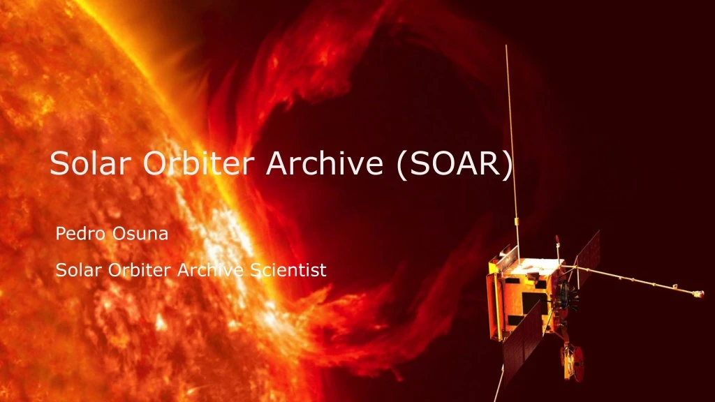 solar orbiter archive soar