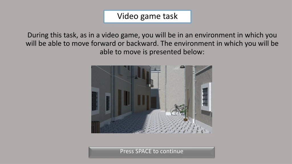 video game task