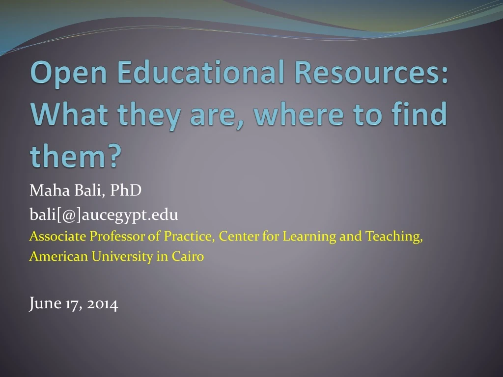 open educational resources what they are where to find them