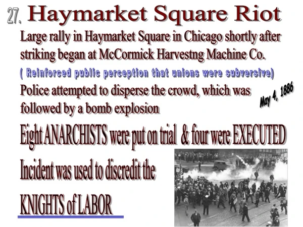 Haymarket Square Riot