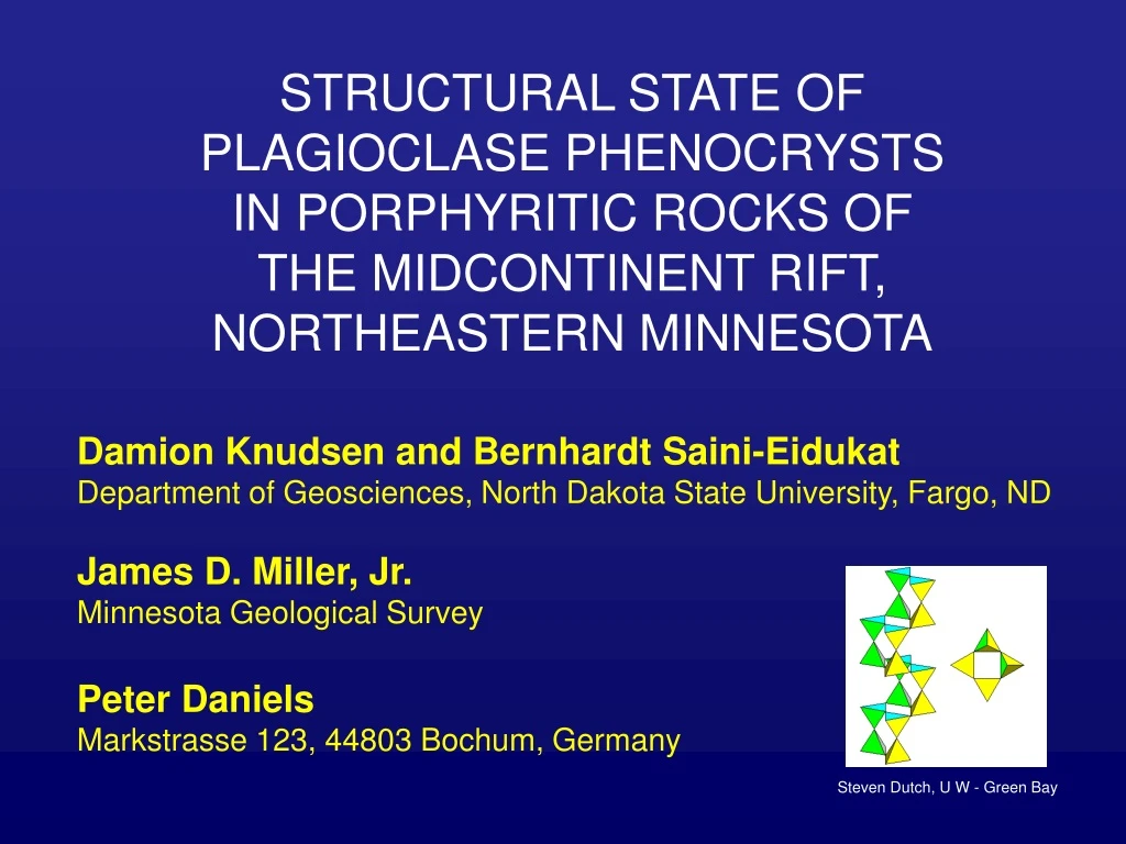 structural state of plagioclase phenocrysts