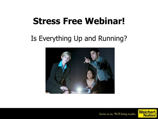 Stress Free Webinar!