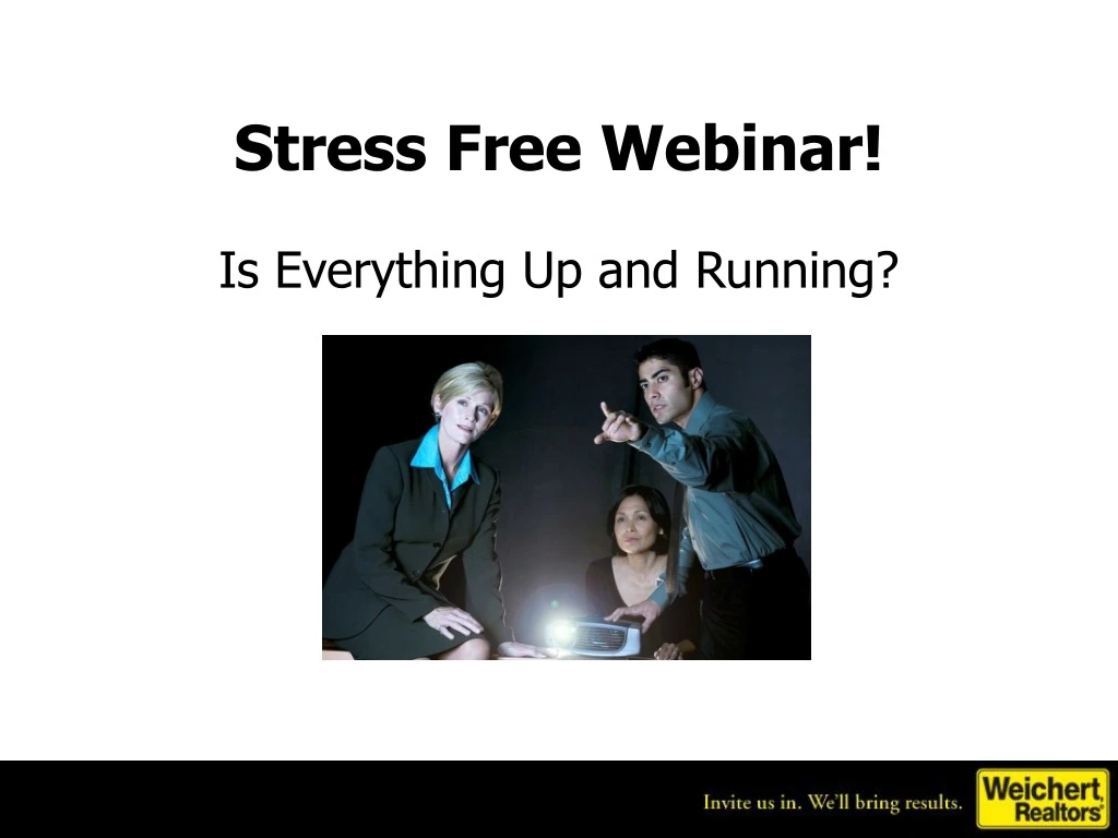 stress free webinar