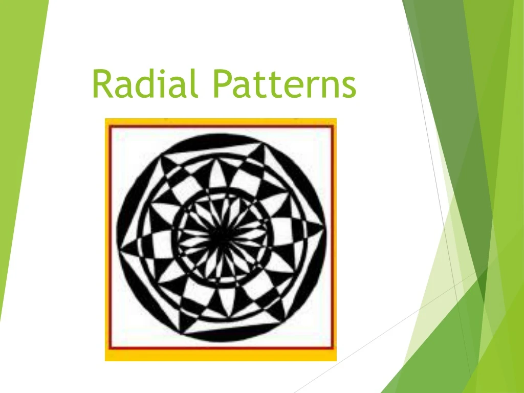 radial patterns