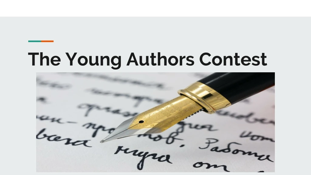 the young authors contest