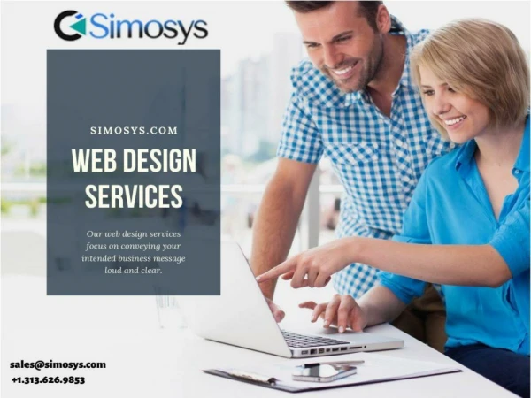 Strategic and customized web design services by simosys!