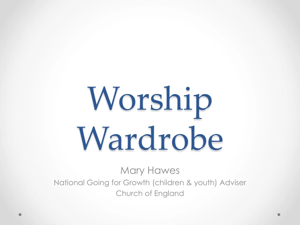 worship wardrobe