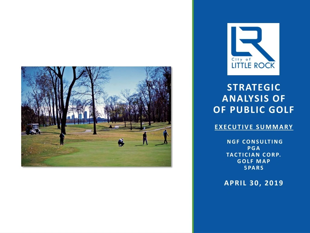 strategic analysis of of public golf executive
