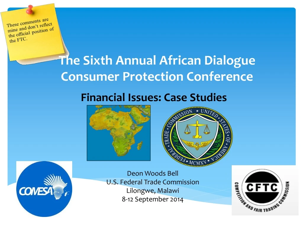 the sixth annual african dialogue consumer protection conference