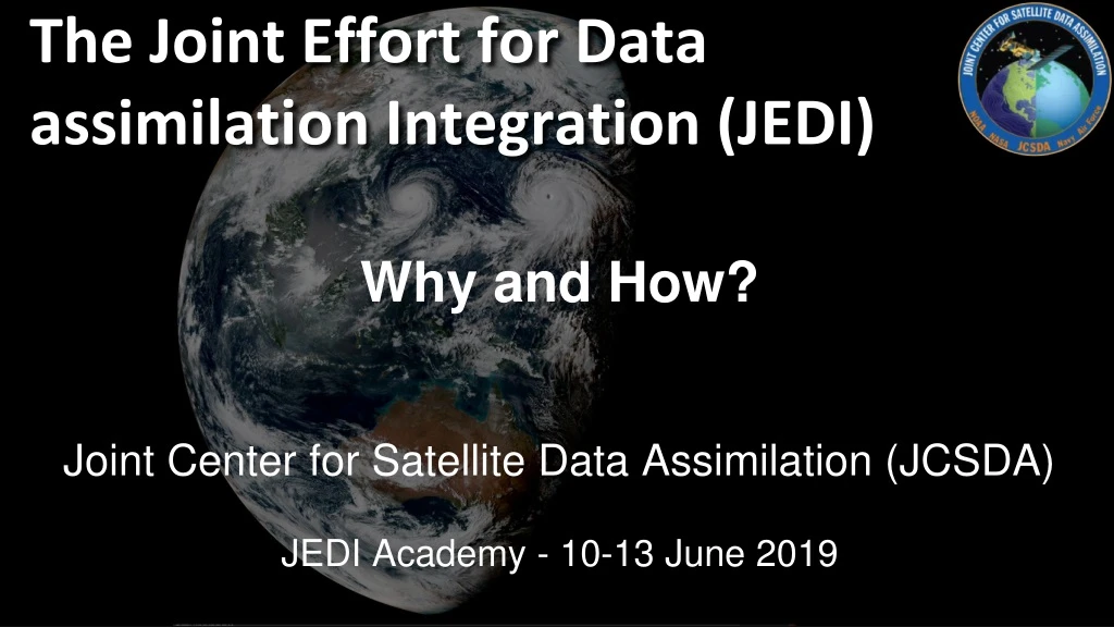 the joint effort for data assimilation integration jedi