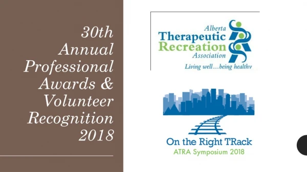 30th Annual Professional Awards &amp; Volunteer Recognition 2018