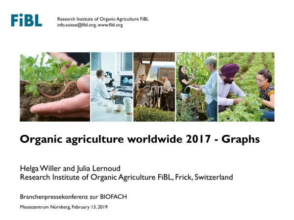Organic agriculture worldwide 2017 - Graphs