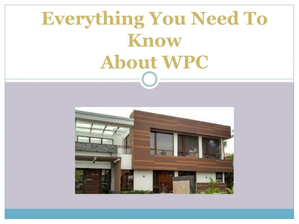 Everything You Need To Know About WPC