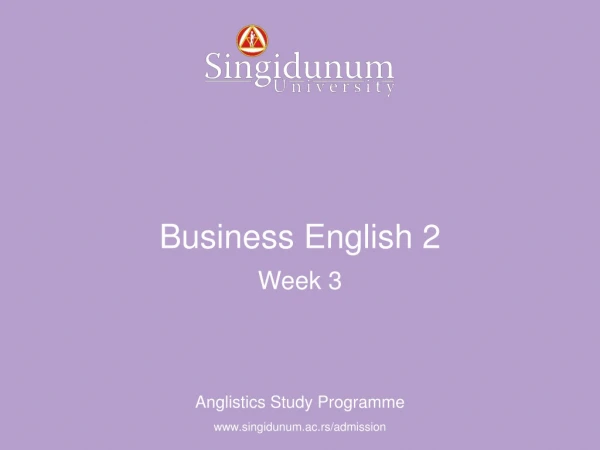 Business English 2
