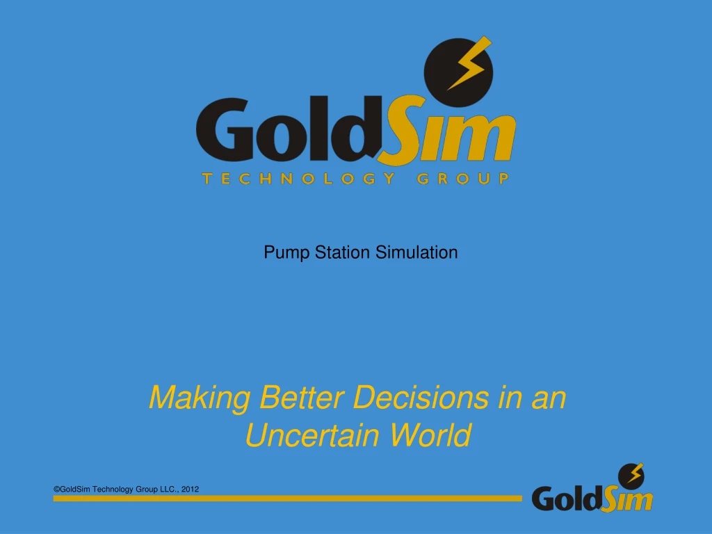 pump station simulation