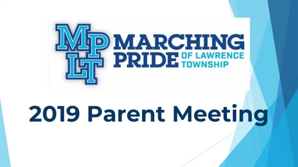 2019 Parent Meeting