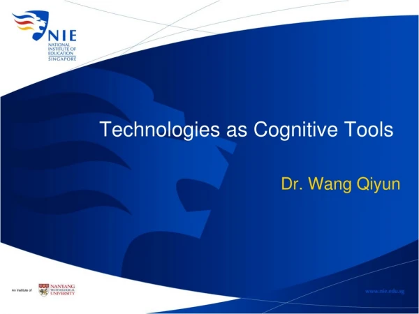 Technologies as Cognitive Tools