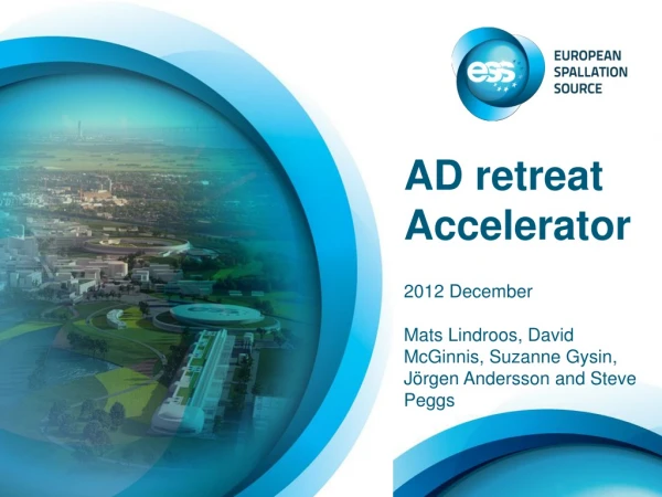 AD retreat Accelerator 2012 December