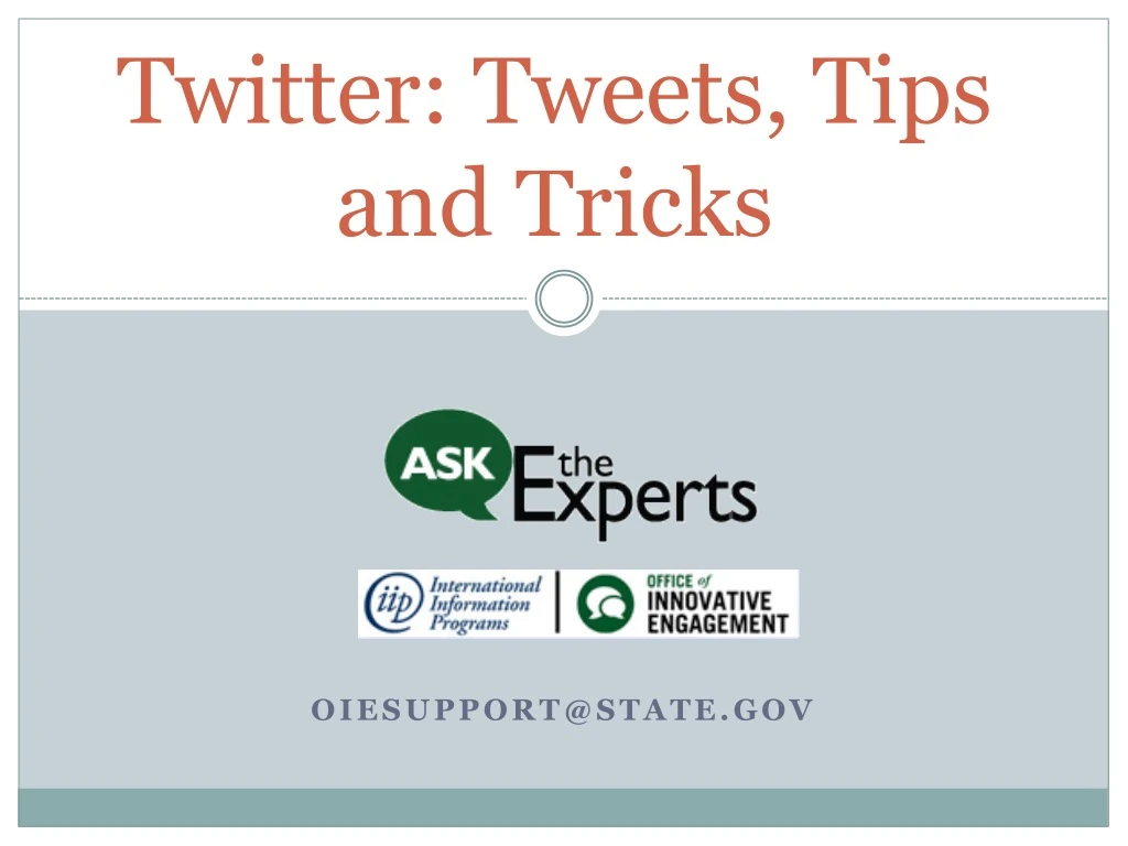 twitter tweets tips and tricks