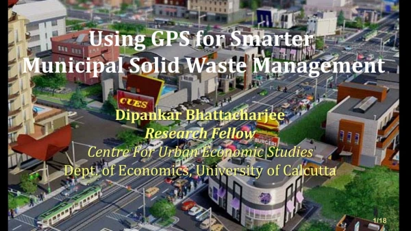 Using GPS for Smarter Municipal Solid Waste Management
