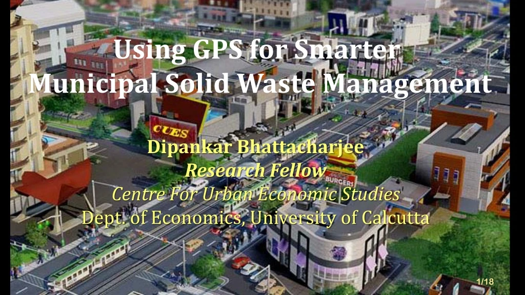 using gps for smarter municipal solid waste