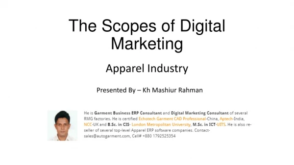 The Scopes of Digital Marketing