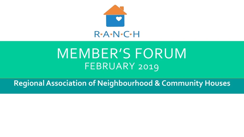 member s forum february 2019