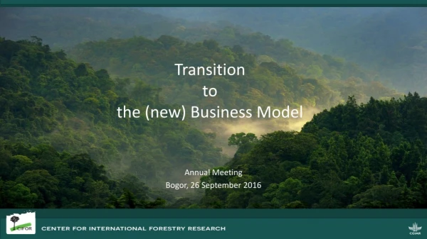 Transition to the (new) Business Model