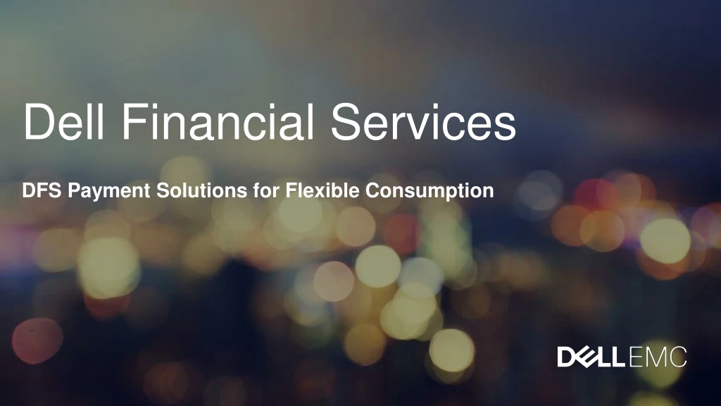 dell financial services