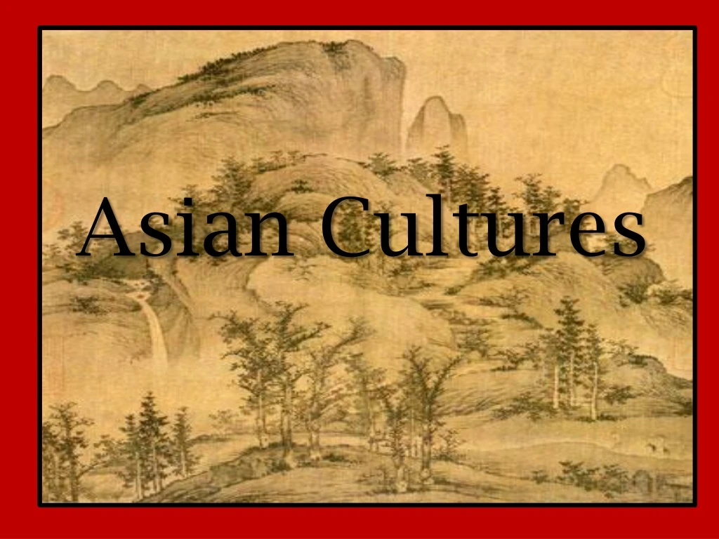 asian cultures