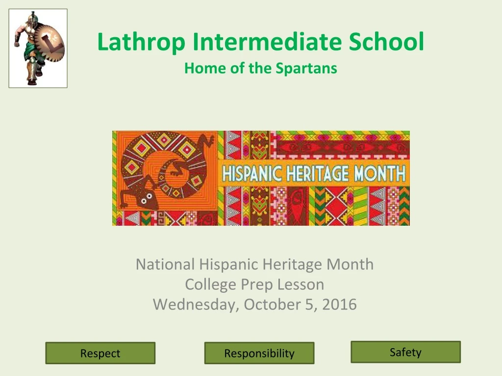 lathrop intermediate school home of the spartans