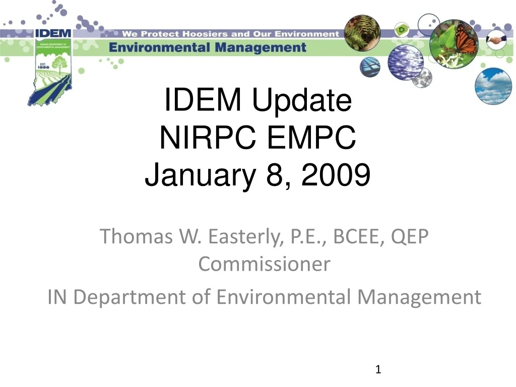 idem update nirpc empc january 8 2009