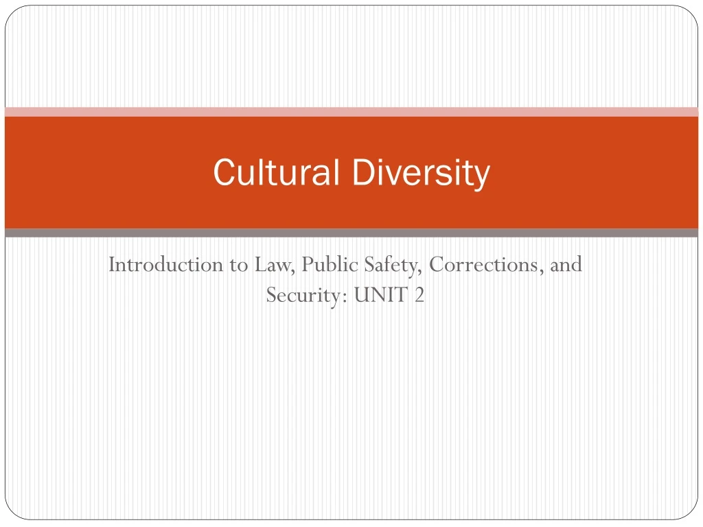 cultural diversity